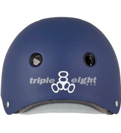 Skaterhjelme-Triple Eight Hjelm - Certified Sweatsaver - Navy Rubber