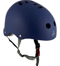 Skaterhjelme-Triple Eight Hjelm - Certified Sweatsaver - Navy Rubber