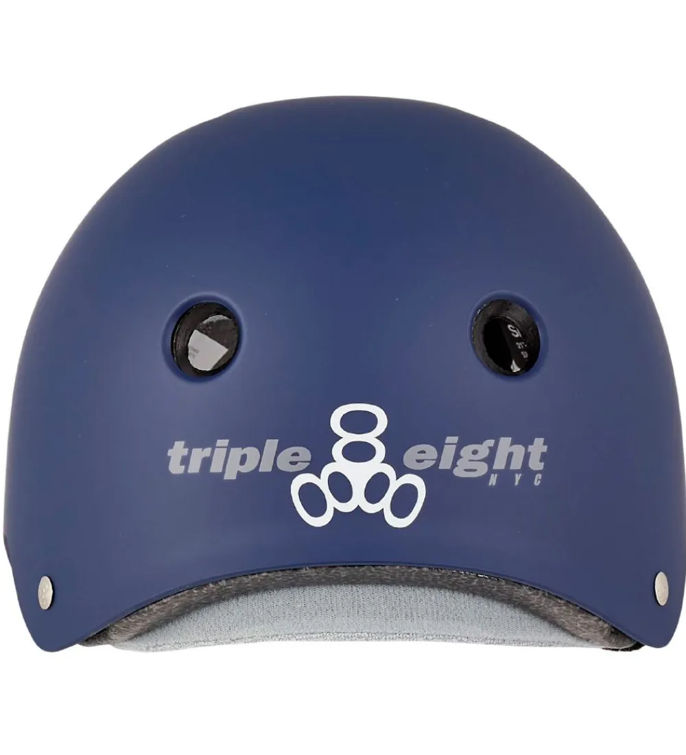Triple Eight Skaterhjelme*Hjelm - Certified Sweatsaver - Navy Rubber