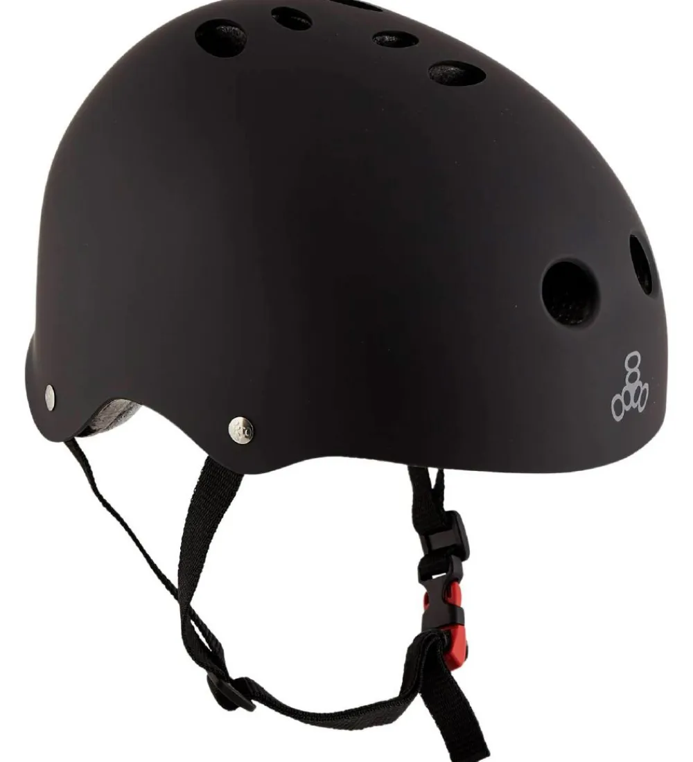 Triple Eight Skaterhjelme*Hjelm - Certified Sweatsaver - Black Rubber