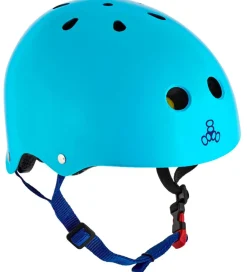 Skaterhjelme-Triple Eight Hjelm - Dual Certified MiPS - Hyper Blue Matte