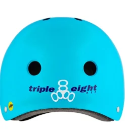 Skaterhjelme-Triple Eight Hjelm - Dual Certified MiPS - Hyper Blue Matte