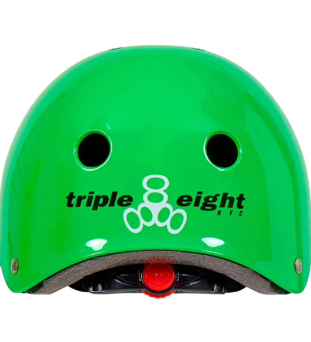 Skaterhjelme-Triple Eight Hjelm - Lil 8 - Green Glossy