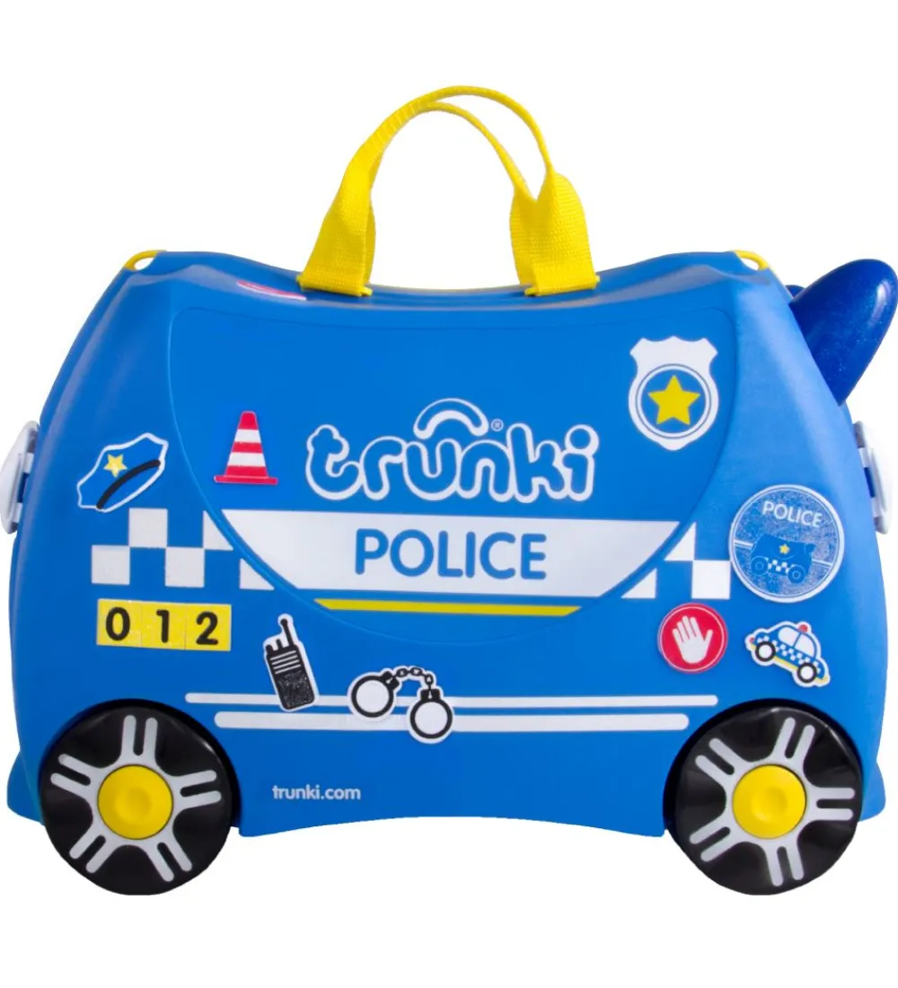 Børnekufferter-Trunki Kuffert - Percy The Policecar