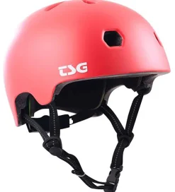 Børnesikkerhed|Skaterhjelme-TSG Cykelhjelm - Mata Solid Color - Satin Gentle Red