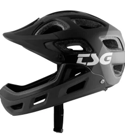 Skaterhjelme|Cykelhjelme-TSG Mountainbikehjelm - Seek FR Graphic - Flow Grey/Sort