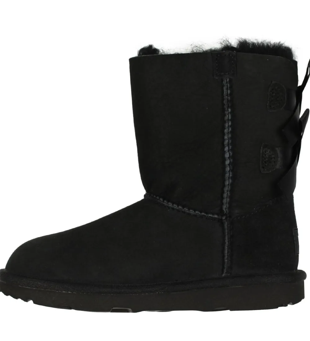 Bamsestøvler-UGG Bamsestøvler - Bailey Bow II - Sort