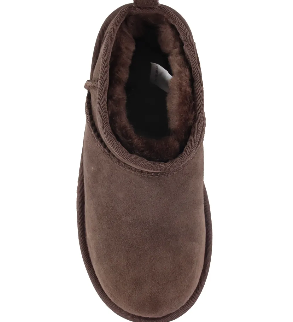 Bamsestøvler-UGG Bamsestøvler - Classic Ultra Mini - Burnt Cedar