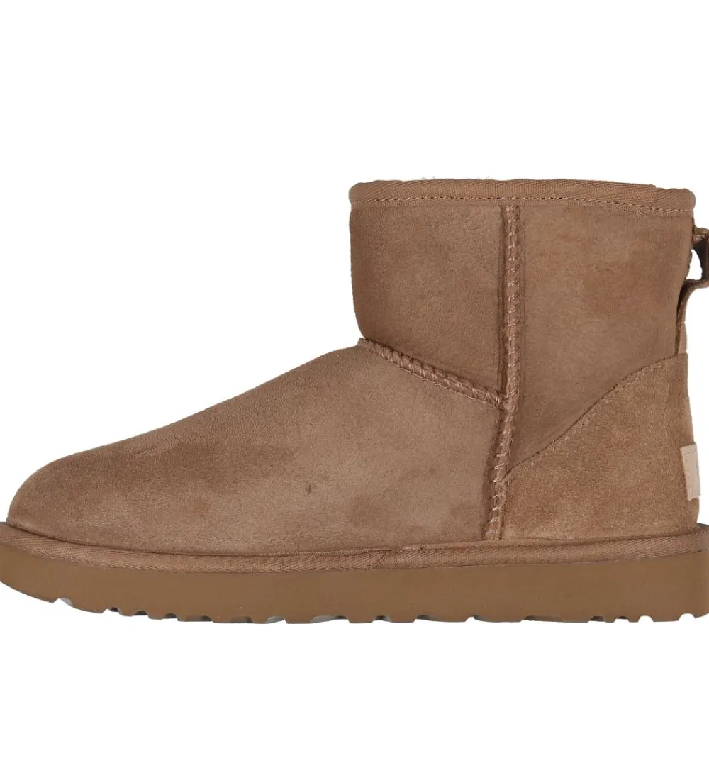 UGG Bamsestøvler*Bamsestøvler - W Classic Mini II - Chestnut