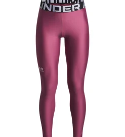 Træningsbukser|Gymnastiktøj-Under Armour Leggings - HeatGear - Fuchsia Dusk