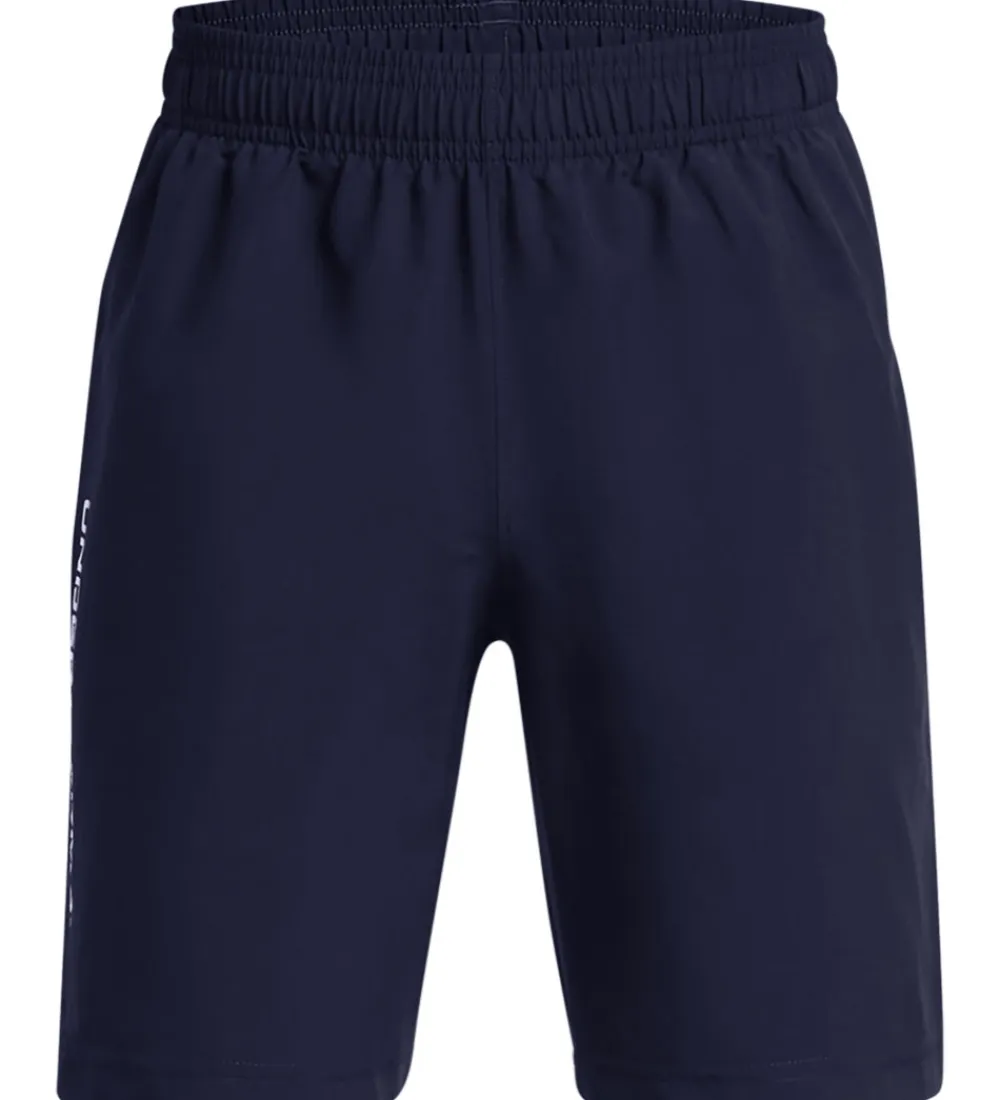 Sportsshorts-Under Armour Shorts - UA Woven Wdmk - Midnight Navy