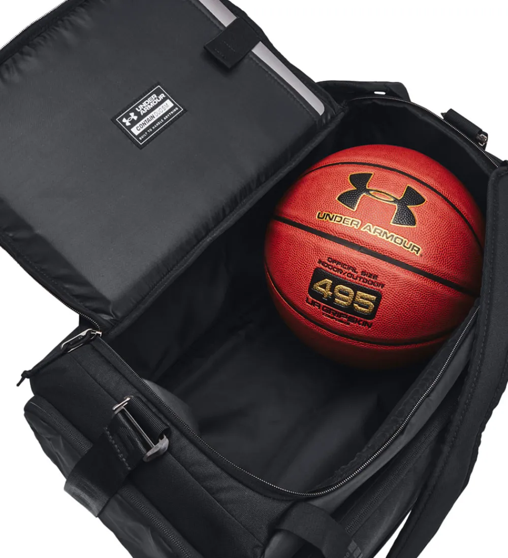 Sportstasker-Under Armour Sportstaske - Contain Duo Duffle S - 40 L - Sort/Gu