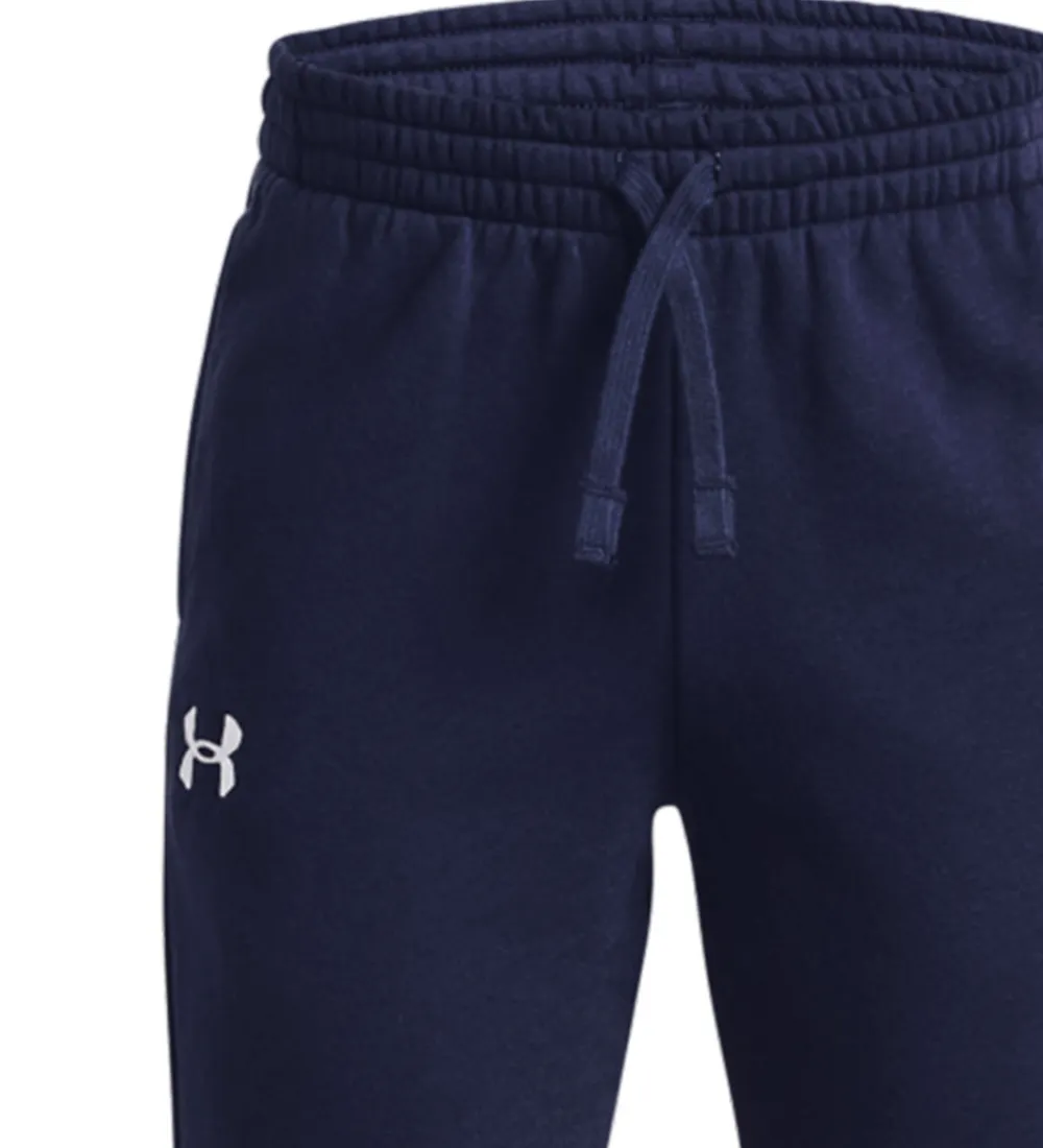 Under Armour Træningsbukser*Sweatpants - Rival Fleece Joggers - Midnight Navy