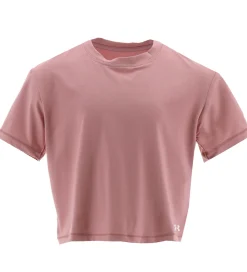 T-Shirts Og Toppe-Under Armour T-Shirt - Cropped - Motion - Pink Elixir