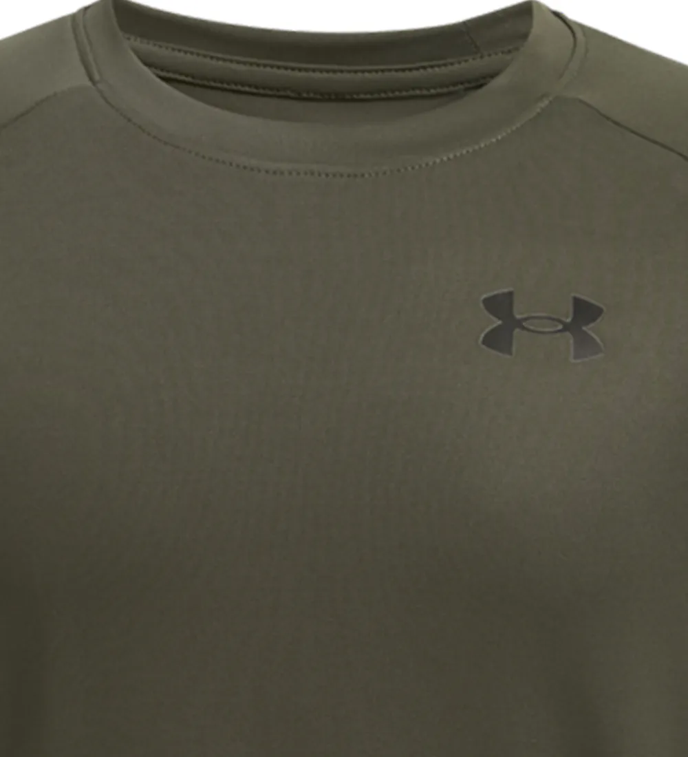 T-Shirts Og Toppe-Under Armour T-Shirt - Tech 2.0 - Marine Green