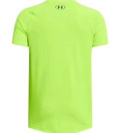 T-Shirts Og Toppe|Træning Og Gymnastik-Under Armour T-shirt - Tech 2.0 - Hyper Green