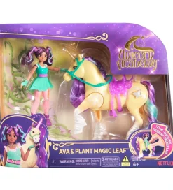 Figurer-Unicorn Academy Legetøjsfigurer - Ava & Plant Magic Leaf