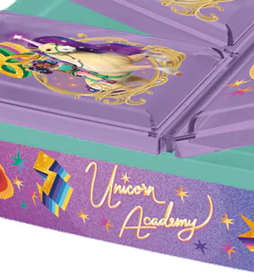Unicorn Academy Madkasser*Madkasse - 3 Rum - Mint/Lilla