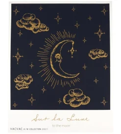VACVAC Plakater Og Billeder*Plakat - Håndlavet - 40x50 cm - Night Blue