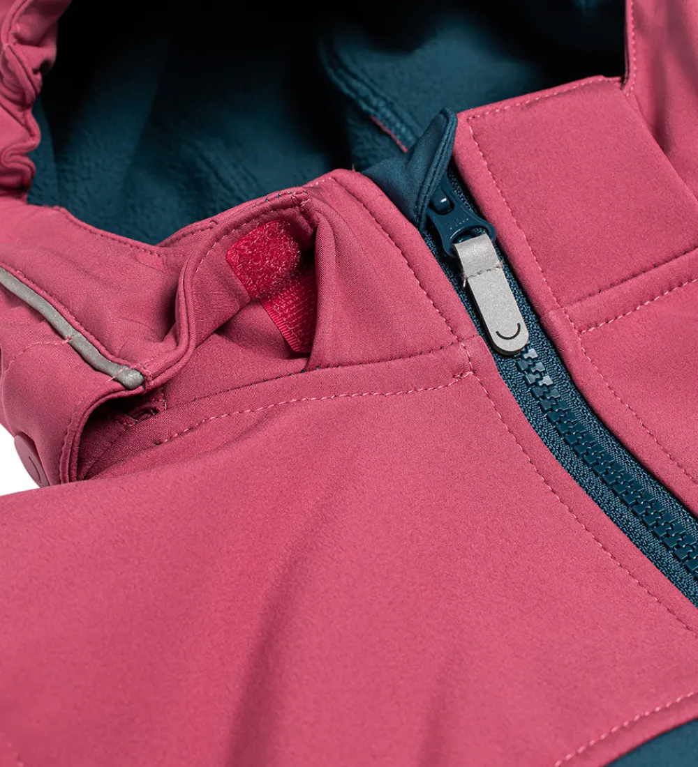 Viking Softshell*Softshelljakke m. Fleece - Play - Plum/Navy