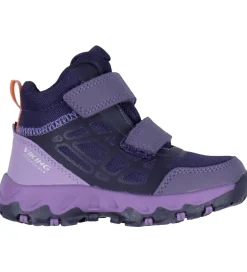 Støvler-Viking Støvler - Track Mid WP 2V - Aubergine/Lilac