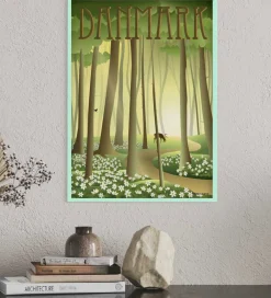 Vissevasse Plakater Og Billeder*Billederamme - Træ - 30x40 cm - Spring Green