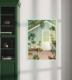 Vissevasse Plakater Og Billeder*Billederamme - Træ - 30x40 cm - Spring Green