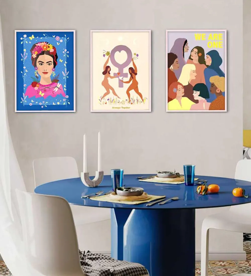 Plakater Og Billeder-Vissevasse Plakat - 30x40 - Frida Kahlo