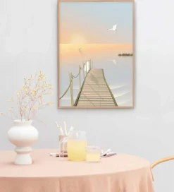 Plakater Og Billeder-Vissevasse Plakat - 50x70 cm - Bathing Bridge