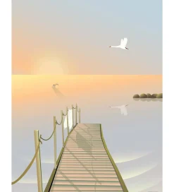 Vissevasse Plakater Og Billeder*Plakat - 30x40 cm - Bathing Bridge