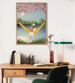 Plakater Og Billeder-Vissevasse Plakat - 50x70 cm - The Yellow Hammock