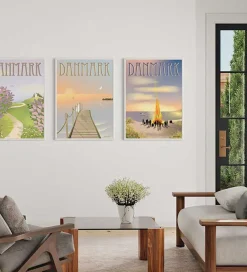 Vissevasse Plakater Og Billeder*Plakat - 50x70 cm - Danmark - Sankt Hans