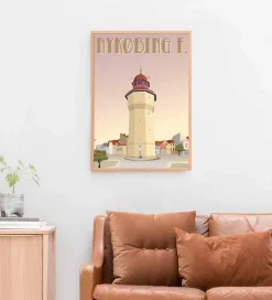 Vissevasse Plakater Og Billeder*Plakat - 50x70 cm - Nykøbing F.