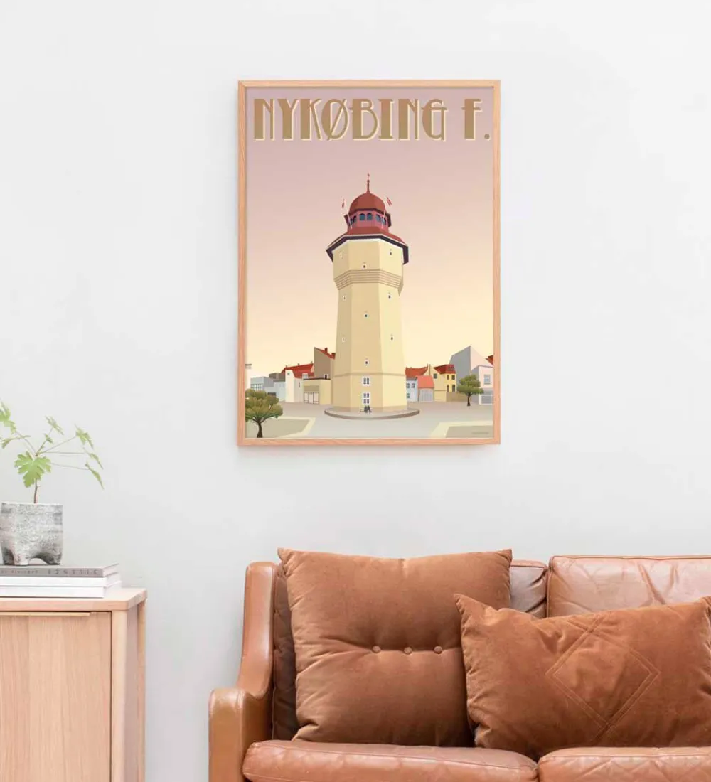 Vissevasse Plakater Og Billeder*Plakat - 50x70 cm - Nykøbing F.