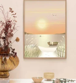 Vissevasse Plakater Og Billeder*Plakat - 50x70 cm - Dunes