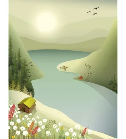 Vissevasse Plakater Og Billeder*Plakat - 30x40 cm - Mountains
