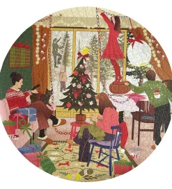 Vissevasse Puslespil*Puslespil - 1000 Brikker - 65x65cm - A Day In Decembe
