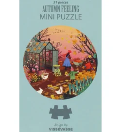 Vissevasse Puslespil*Puslespil - Mini - 11x11 cm - 31 Brikker - Autumn Fee