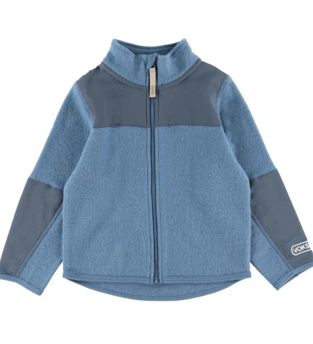 Voksi Fleece|Basis*Fleecejakke - Uld - Blue Bell