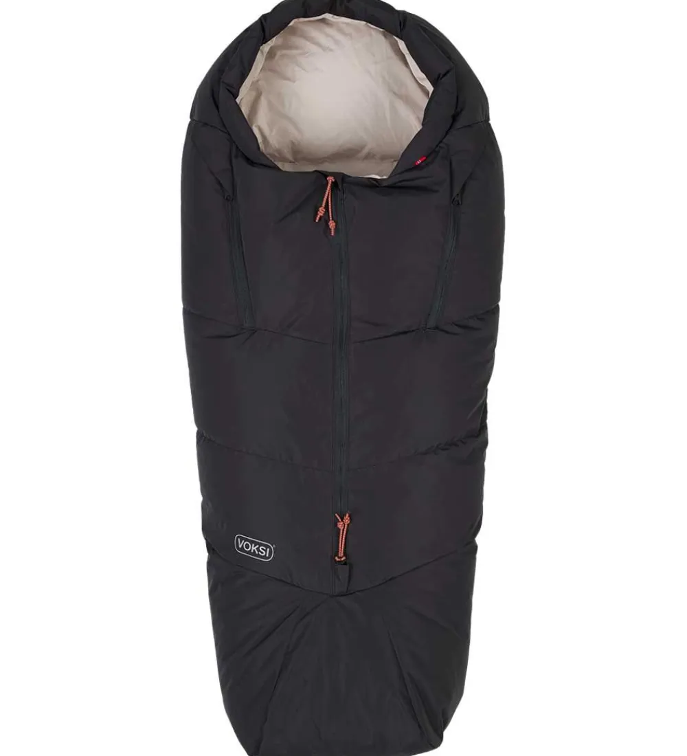 Voksi Køreposer*Kørepose - Adventure North - Black/Seashell Sand