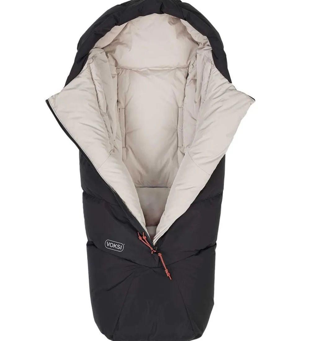 Voksi Køreposer*Kørepose - Adventure North - Black/Seashell Sand