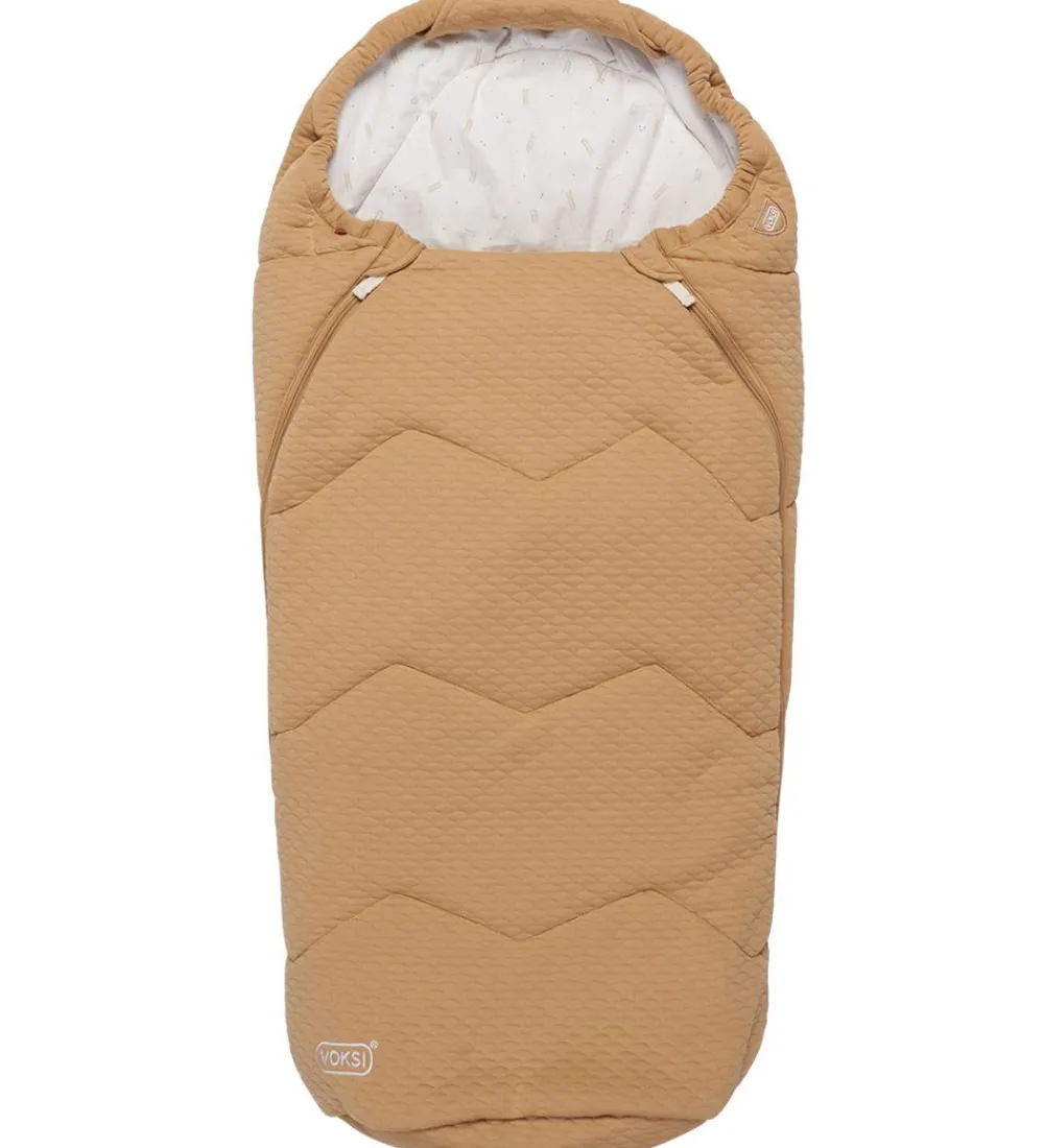 Køreposer-Voksi Kørepose - Breeze Light - 100 cm - Warm Beige Fields