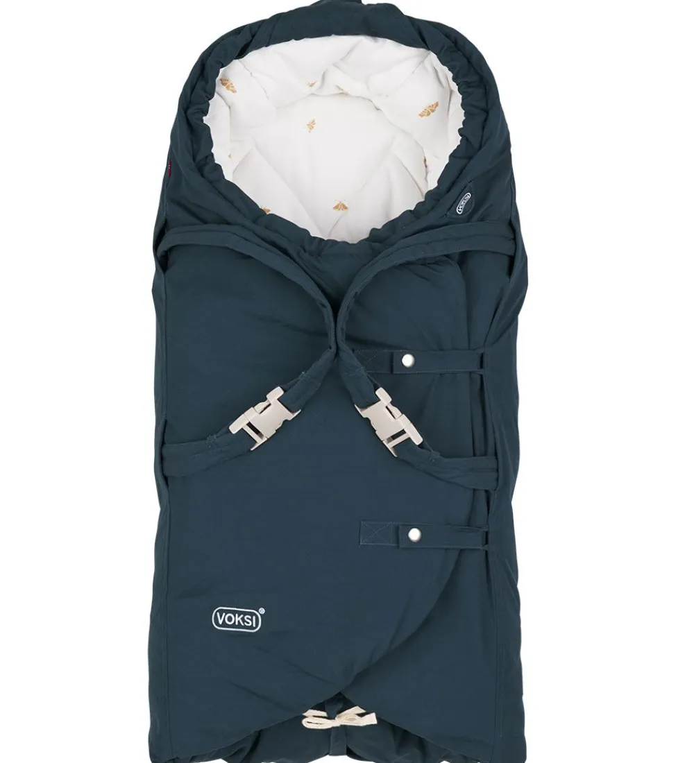 Voksi Køreposer*Kørepose - Carry North - 76/108 cm - Poppy Blue Wings