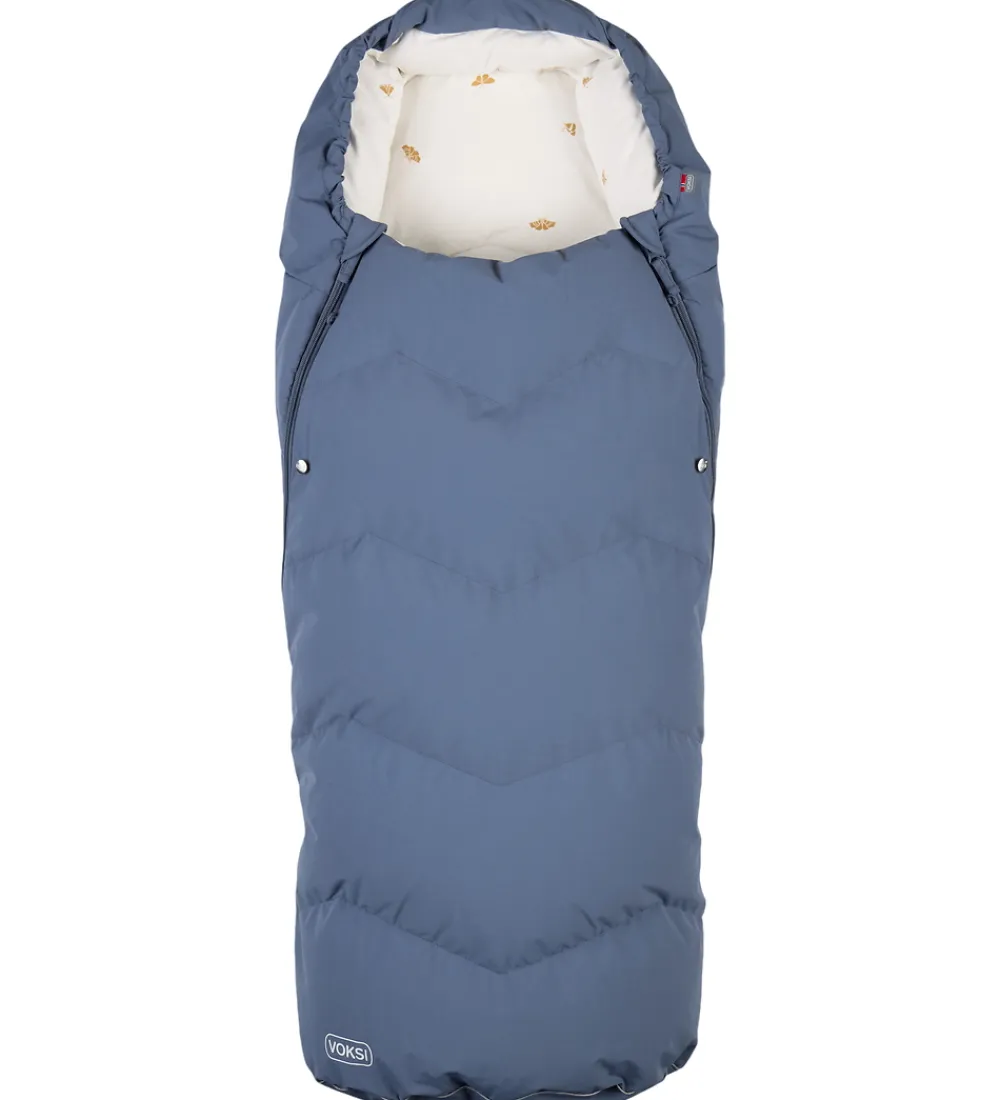 Sovetid|Køreposer-Voksi Kørepose - Urban - 90/115 cm - Stone Blue/Wings