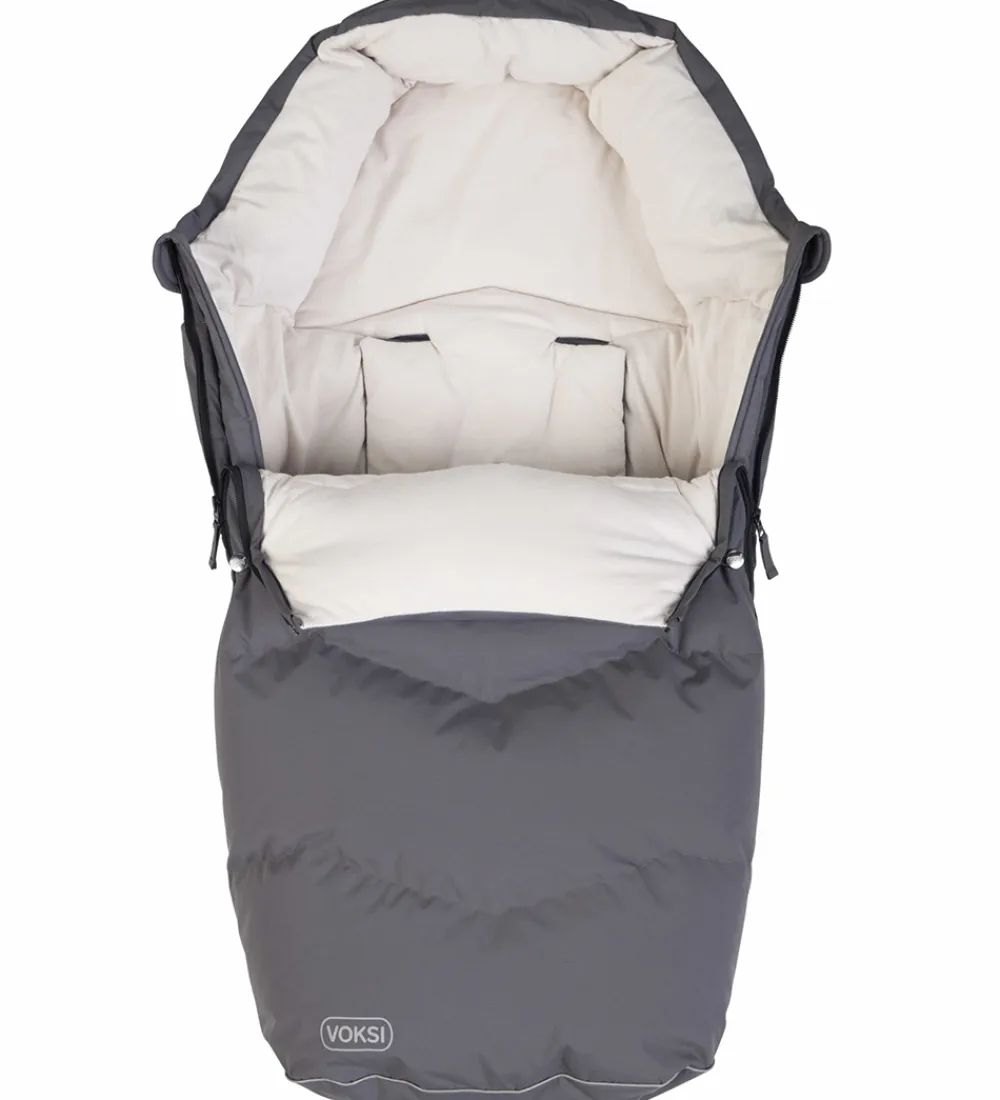 Voksi Køreposer*Kørepose - Urban - 88/115 cm - Grå/Creme