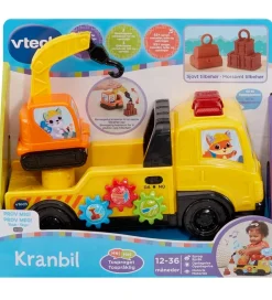 Vtech Biler, Tog Og Køretøjer*Aktivitetslegetøj m. Lys/Lyd - Kranbil - DA/NO