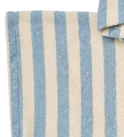 Babyhåndklæde- Og Poncho|Håndklæder-Wheat Badeponcho - Lille - Frotté - Blue Swim Stripe