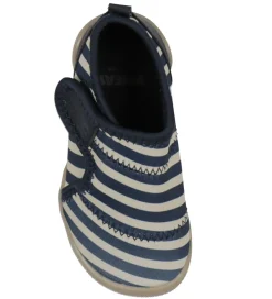 Badesko-Wheat Badesko - Shawn - Indigo Stripe