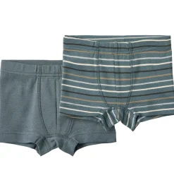 Wheat Undertøj*Boxershorts - 2-pak - Louis - Blue Multi Stripe
