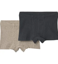 Undertøj-Wheat Boxershorts - Rib - 2-pak - Louis - Navy/Beige